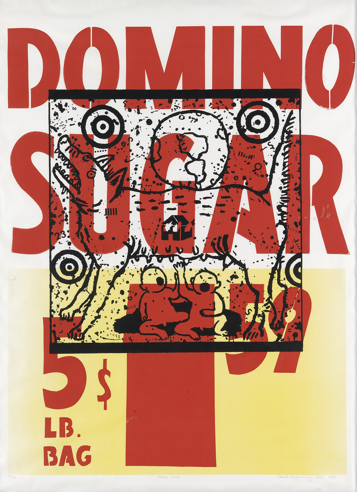 DAVID WOJNAROWICZ (1954-1992)  True Myth / [Domino Sugar.]